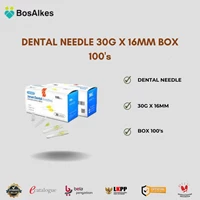 DENTAL NEEDLE 30G X 16MM BOX 100's