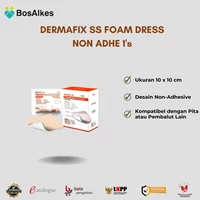 PLESTER LUKA DERMAFIX SS FOAM DRESS NON ADHE 10 X 10 CM 1's