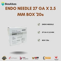 ALAT SUNTIK ENDO NEEDLE 27 GA X 2.5 MM BOX '20s