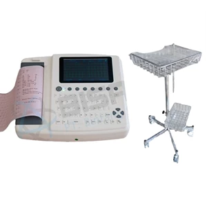 Electrocardiograph ECG 12 Channel Bisamed BSM ECG-12 + Trolley