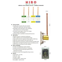 Medical Wall Gas Medis Outlet - Ohmeda Standard
