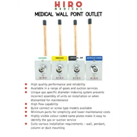Medical Wall Gas Medis Outlet High Flow Capability